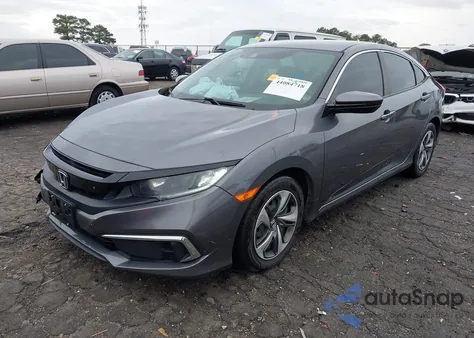 2019 Honda Civic Lx z USA, uszkodzony, nr VIN 19XFC2F65KE041937